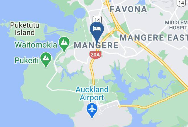 The Getaway Airport Hotel Map