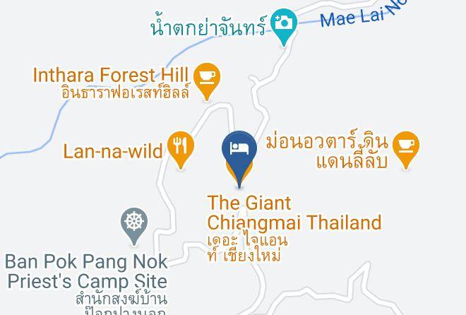 Amphoe Mae On - The Giant Chiangmai Thailand Maps