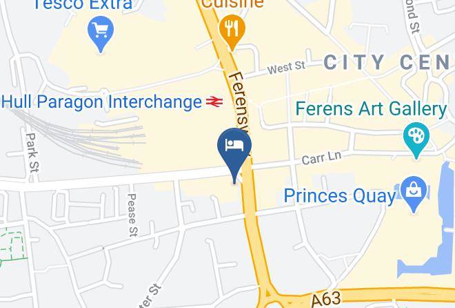 Kingston Upon Hull - The Gilson Hotel Maps