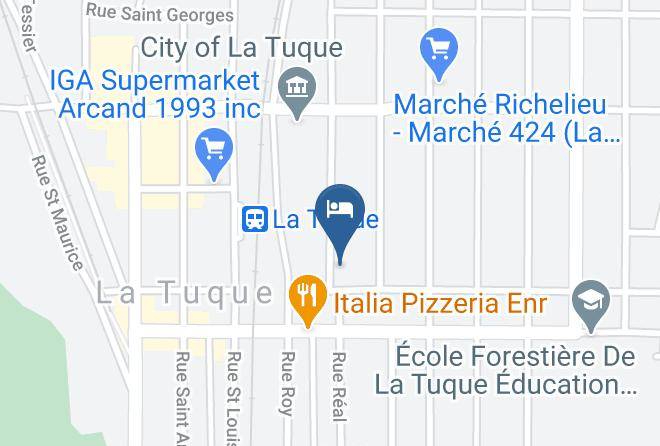 La Tuque - The Gite Du Parc Maps