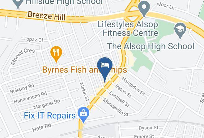 Liverpool - The Glebe Hotel Maps