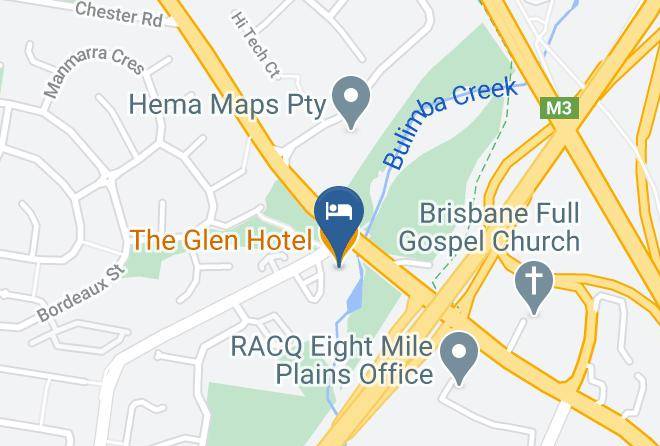 Brisbane - The Glen Hotel Maps