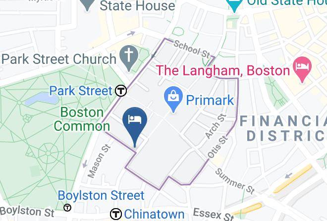 Suffolk - The Godfrey Hotel Boston Maps