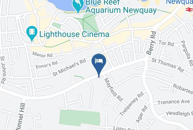 Cornwall - The Golant Hotel Newquay Maps
