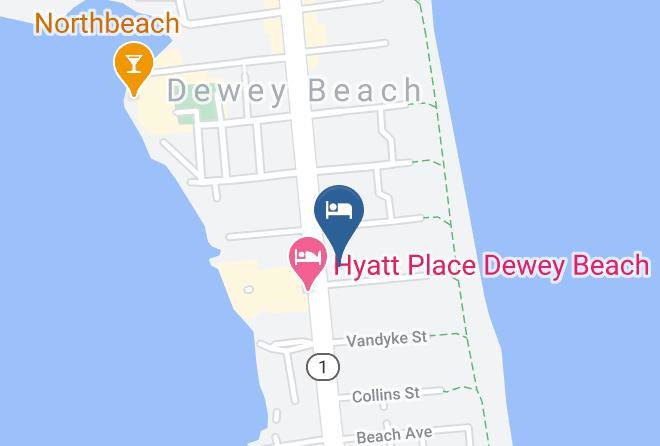 Sussex - The Gold Leaf Hotel Of Dewey Rehoboth Beach Maps