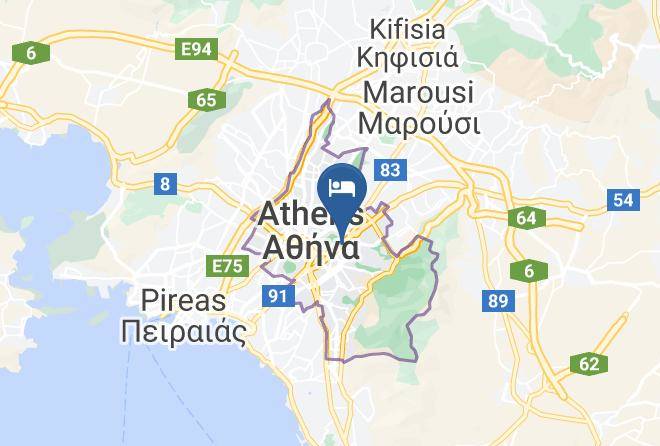 The Golden Age Hotel Of Athens Map
