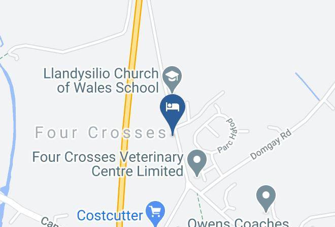 Powys - The Golden Lion Hotel Maps
