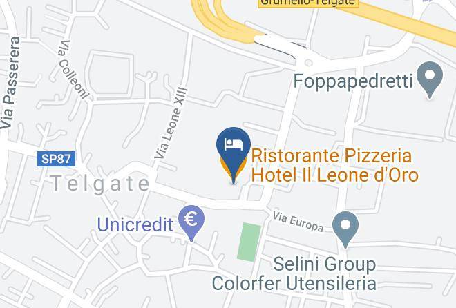 Bergamo - Ristorante Pizzeria Hotel Il Leone Doro Maps