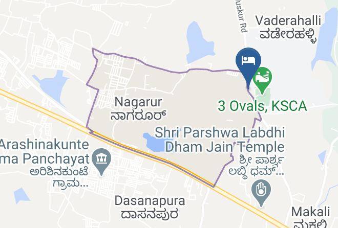 The Golden Palms Hotel & Spa Map