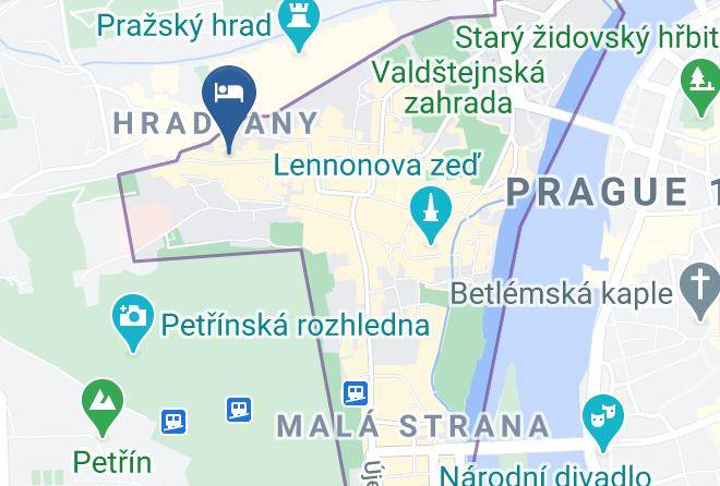 Prague - The Golden Wheel Hotel Maps