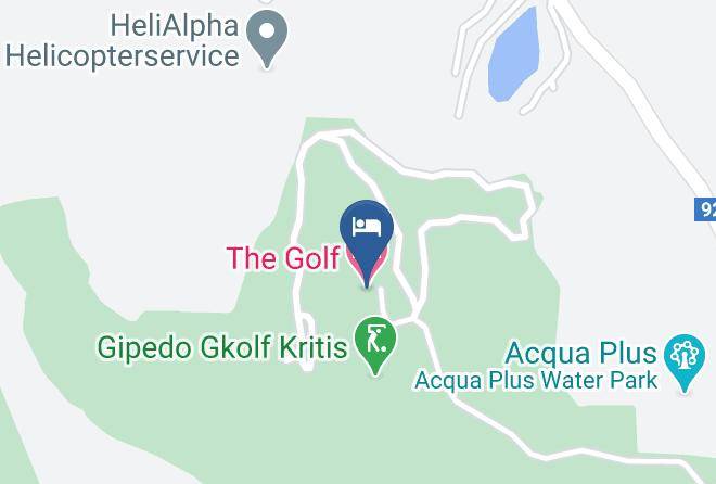 Iraklion - The Golf Hotel Maps