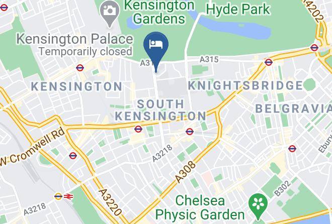 The Gore London Starhotels Collezione Map