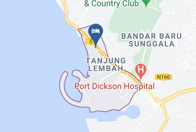 Sirusa - The Grand Beach Resort Port Dickson Maps