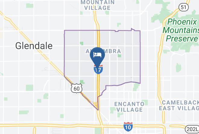Maricopa - Grand Canyon University Hotel Maps
