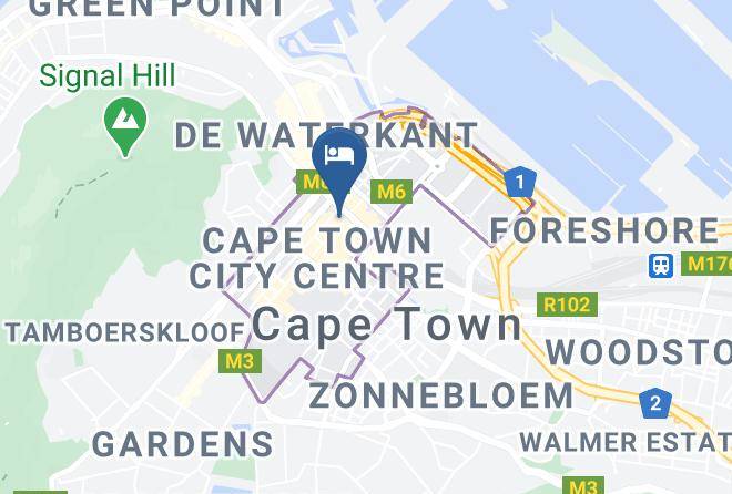City Of Cape Town - The Grand Daddy Boutique Hotel Maps