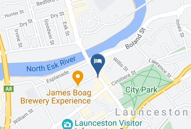 Launceston - The Grand Hotel Launceston Maps