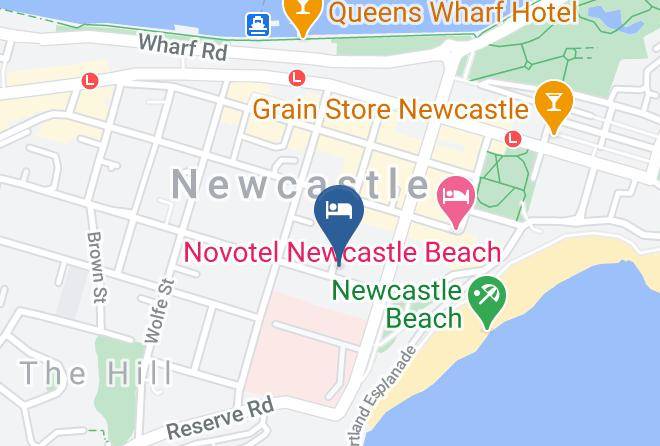 Newcastle - The Grand Hotel Maps