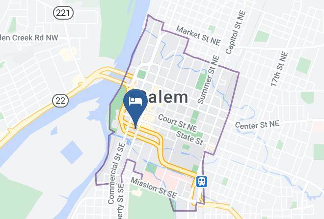 Marion - The Grand Hotel In Salem Maps