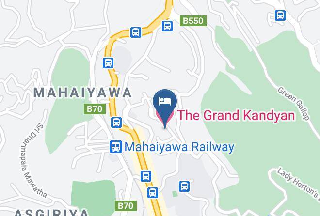 Kandy - The Grand Kandyan Hotel Maps