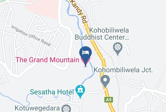Kandy - The Grand Mountain Hotel Maps