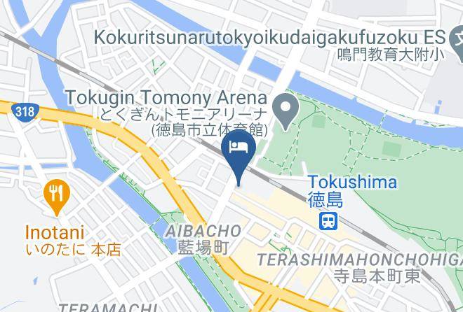 Tokushima City - The Grand Palace Tokushima Maps