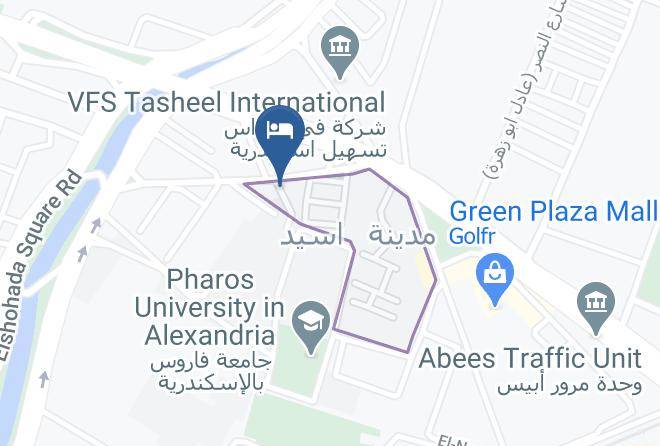 Alexandria - The Grand Plaza Hotel Smouha Maps