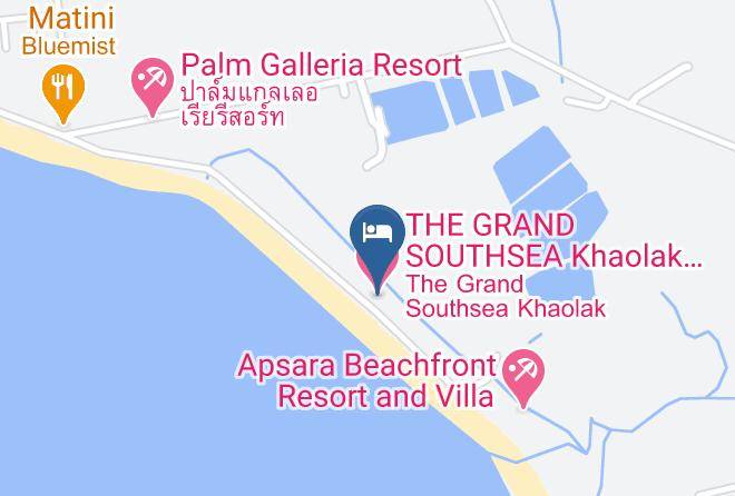 Amphoe Takua Pa - The Grand Southsea Khaolak Beach Resort Maps