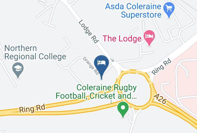 Causeway Coast Glens - The Grange B&b Maps