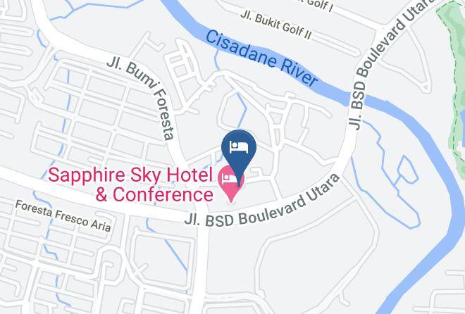 Tangerang Regency - The Grantage Hotel & Sky Lounge Maps