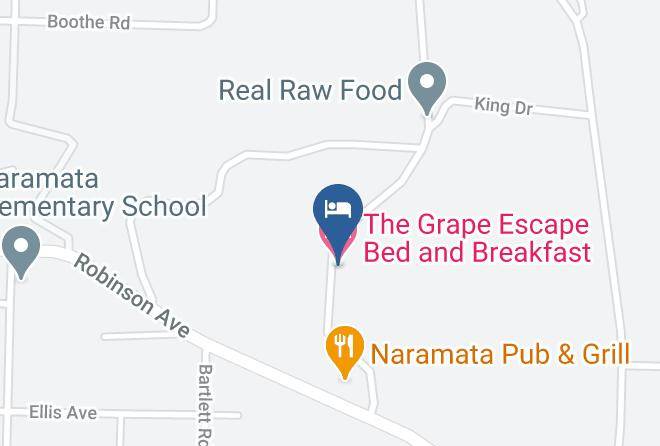 Okanagan Similkameen - The Grape Escape Bed And Breakfast Maps