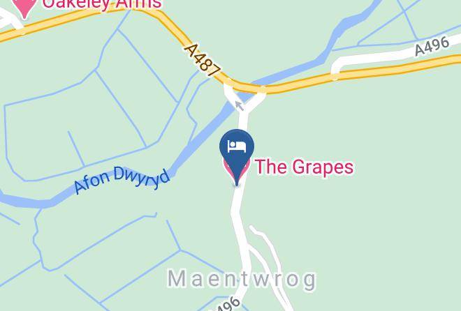 Gwynedd - The Grapes Hotel Maps