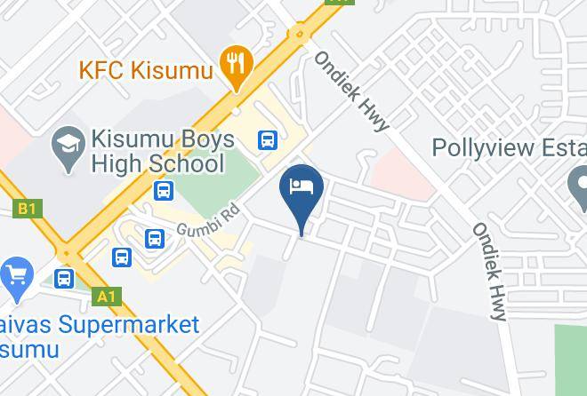 Kisumu - The Great Lakes Hotel Ltd Maps
