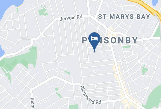 Auckland Ponsonby - The Great Ponsonby Arthotel Maps
