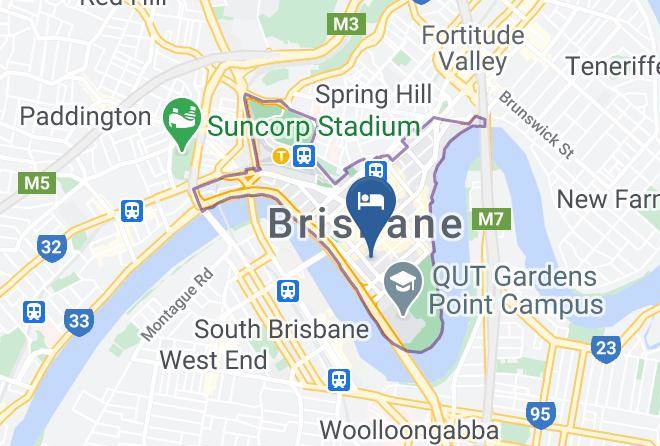The Great Southern Hotel Brisbane Map