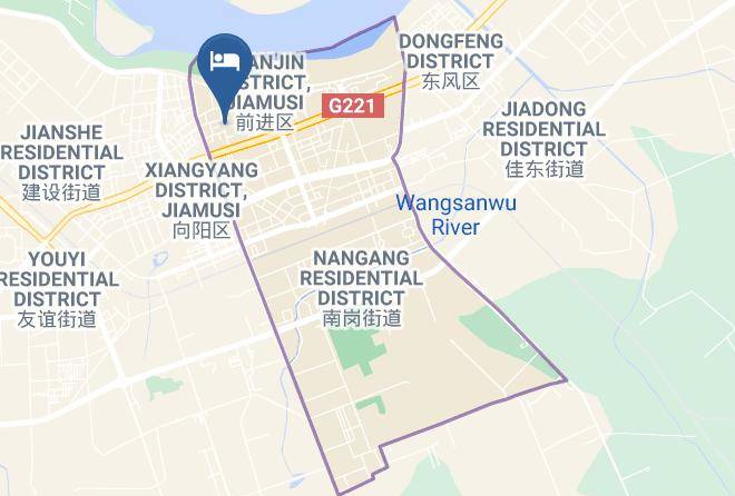 Jiamusi - The Great Wall Hotel Maps