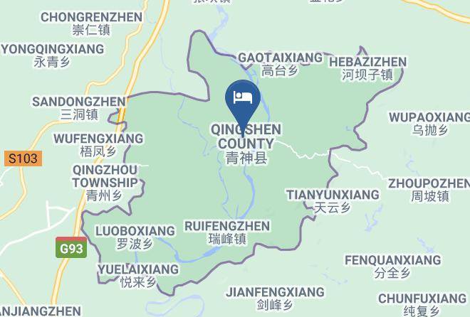 The Great Wall Sheraton Hotel Beijing Map