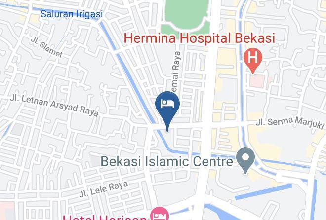 Kota Bekasi - The Green Hotel Maps