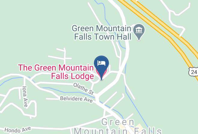 El Paso - The Green Mountain Falls Lodge Maps