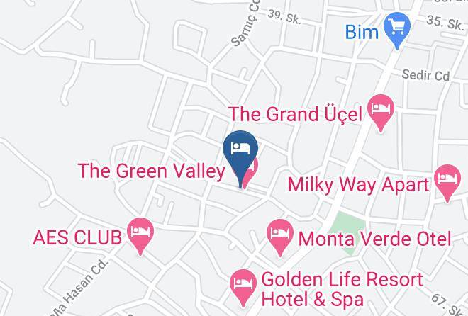 Fethiye - The Green Valley Hotel Maps