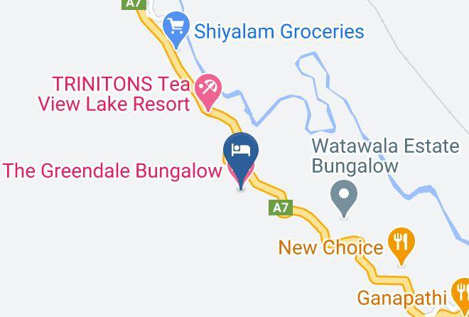 Kandy - The Greendale Bungalow Maps