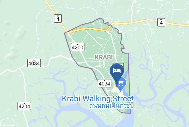 Mueang Krabi District - The Greenery Hotel Maps