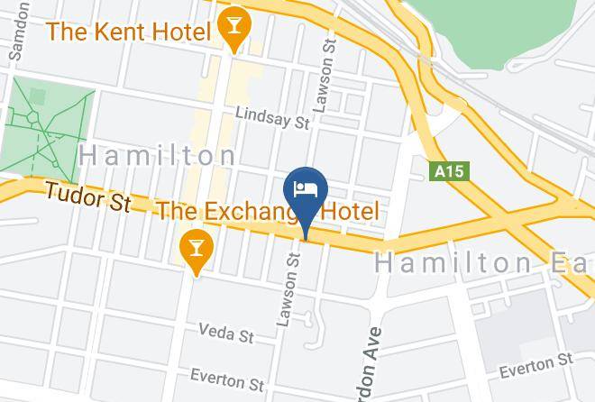 Newcastle - The Greenroof Hotel Maps