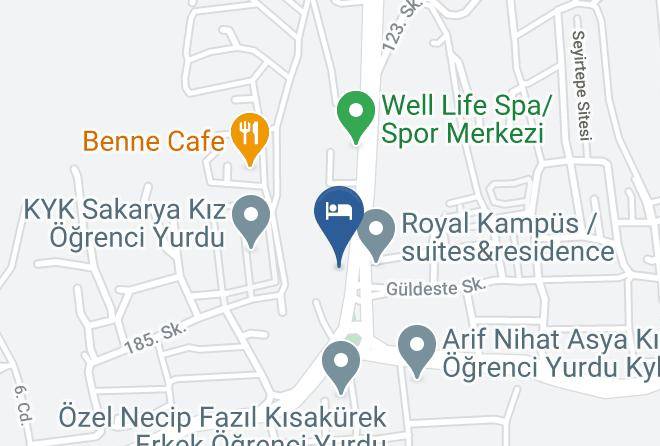 Serdivan - The Grey Hotel Maps