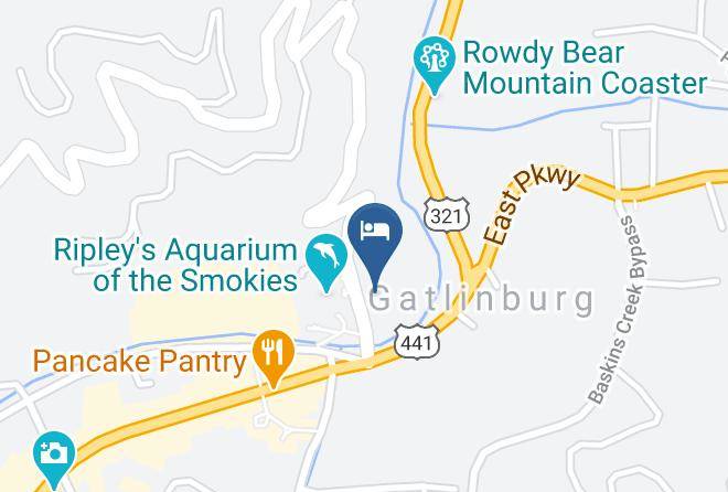 Sevier - The Greystone Lodge On The River Maps