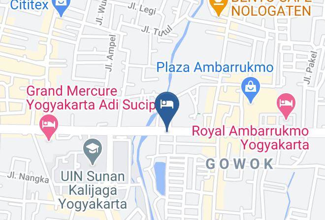 Sleman - The Grove Style Hotel Ambarrukmo Maps