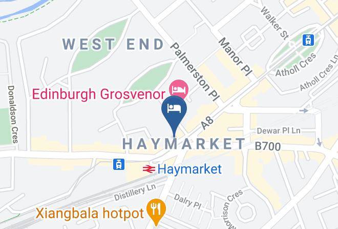 Edinburgh City - The Guards Hotel Maps