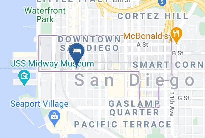 San Diego - The Guild Hotel San Diego A Tribute Portfolio Hotel Maps