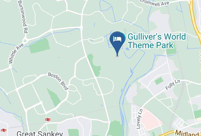 Warrington - The Gulliver's Hotel Maps