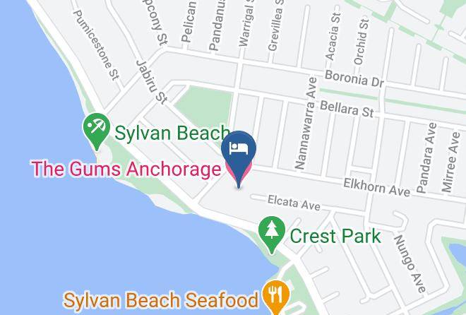 The Gums Anchorage Map