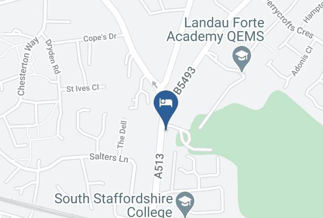 Staffs - The Gungate Guest Accommodation Maps